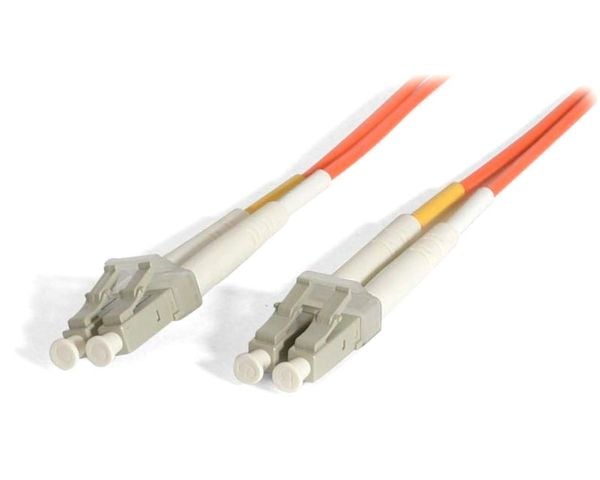 Startech 30m Fiber Optic Cable - Multimode Duplex 50/125 - LSZH - LC/LC - OM2 - LC to LC Fiber Patch Cable (50FIBLCLC30) - Nettverkskabel - LC mult...