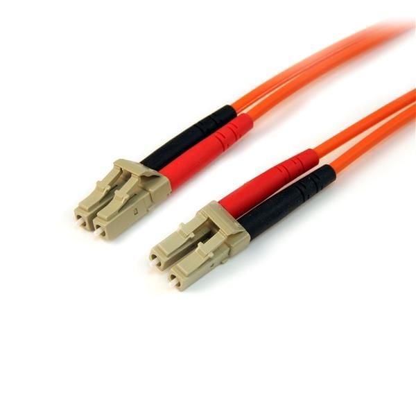 Startech 30m Fiber Optic Cable - Multimode Duplex 50/125 - LSZH - LC/LC - OM2 - LC to LC Fiber Patch Cable (50FIBLCLC30) - Nettverkskabel - LC mult...