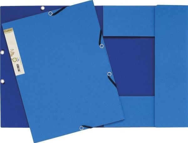 Elastisk mapp Exacompta Forever A4 3-flik blå 25 st/förp.