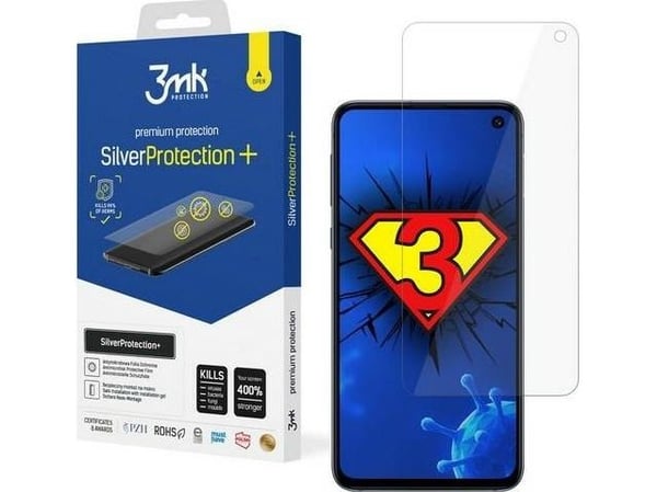 3MK 3MK Silver Protect+ Sam G970 S10e Märkäasennus Antimikrobinen kalvo