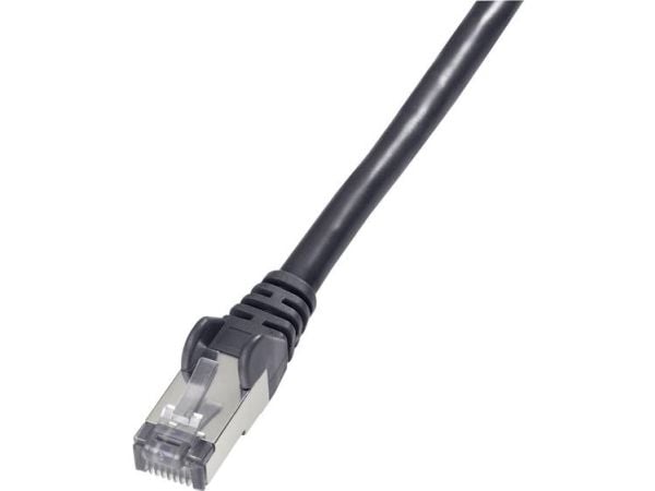 Goobay CAT 6-1500 SSTP PIMF Svart 15m, 15m