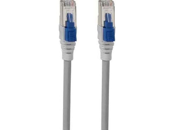 Rutenbeck 21600010, 1 m, Cat6a, RJ-45, RJ-45, Grå