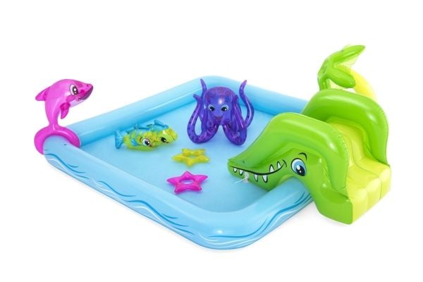 Bestway 53052, Oppblåsbart basseng, 308 l, Figur 8, 2 år, Vinyl, Flerfarget
