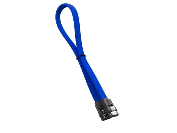 CableMod ModMesh - SATA-kabel - Serial ATA 150/300/600 - SATA (hona) till SATA (hona) - 60 cm - blå