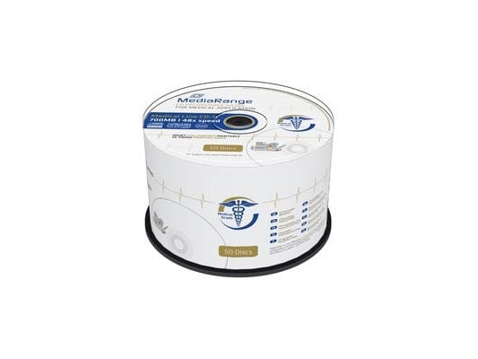 MediaRange MR229, 48x, CD-R, 120 mm, 700 MB, Kakkulaatikko, 50 kpl
