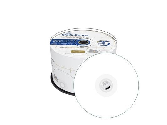 MediaRange MR229, 48x, CD-R, 120 mm, 700 MB, Kakkulaatikko, 50 kpl