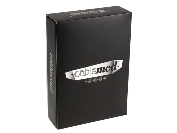 CableMod Classic ModMesh C-Series RMi & RMx Cable Kit - Strømkabelsett - hvit, rød