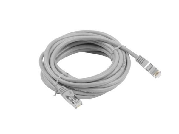 Lanberg - Koblingskabel - RJ-45 (hann) til RJ-45 (hann) - foliebelagt uskjermet tvinnet kabelpar (F/UTP) - CAT 6 - formstøpt, uten hindringer, fler...