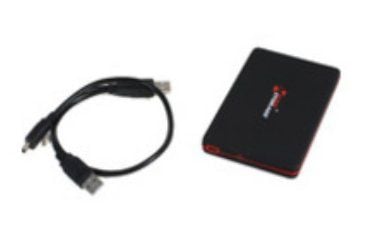 CoreParts - Harddisk - 1 TB - ekstern - 2.5" - USB 2.0 - 5400 rpm - buffer: 8 MB