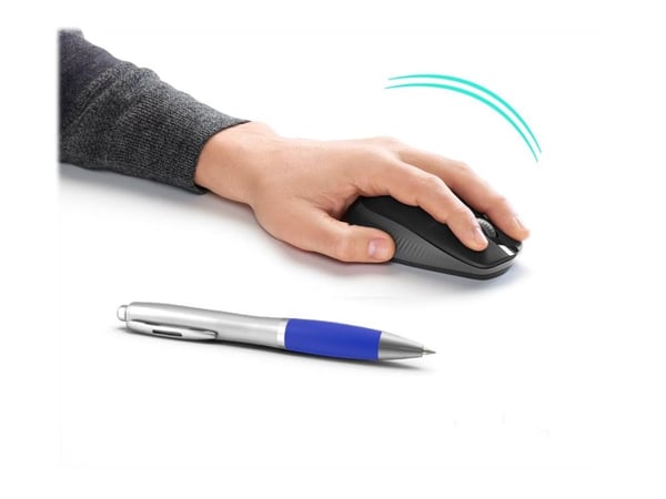 Logitech M190 - Mus - optisk - 3 knapper - trådløs - trådløs modtager (USB) - brunsort