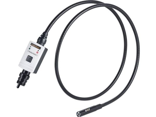 Laserliner DuoView, 640 x 480 piksler, 57°, 9 mm, Flexible-Obedient-sonde, Sort, Hvit, 100 cm