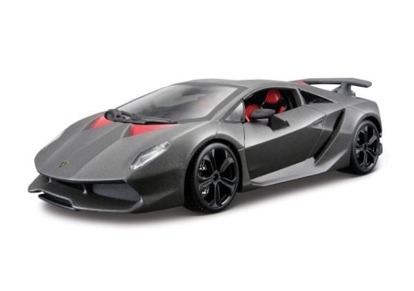 BBURAGO Lamborghini Sesto Elemento (RC), Förmonterad, Modellsuperbil, 1:24, Lamborghini Sesto Elemento, Grå