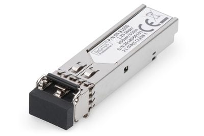 DIGITUS - SFP (mini-GBIC) transceivermodul - 1GbE - 1000Base-SX - SFP (mini-GBIC) / LC multimodus - opp til 550 m - 850 nm