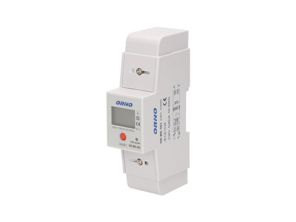 ORNO OR-WE-503, Elektroninen, Tehontuotto, Valkoinen, kWh, LCD, brak