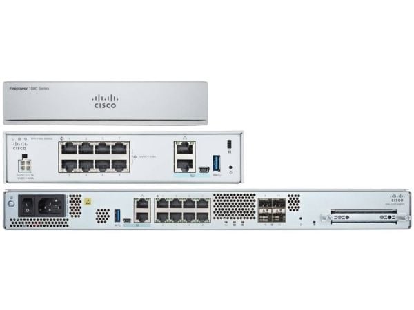Cisco FirePOWER 1140 ASA - Firewall - främre till bakre luftflöde - 1U - kan monteras i rack