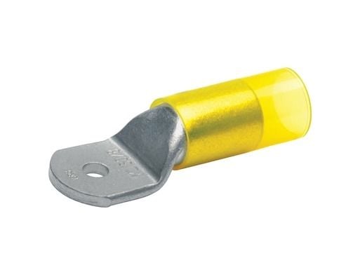 Klauke 607R6, Rengaskaapelikenkä, Peltipurkki, Suora, Hopea, Keltainen, Polyamidi (PA), 70 mm²