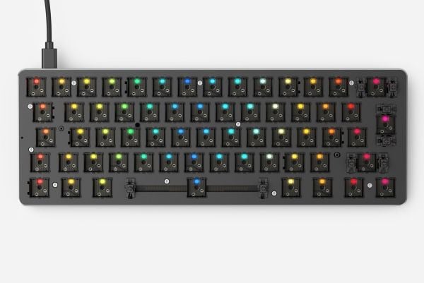Glorious GMMK Compact ISO - Customized - Tastatur - bakgrunnsbelyst - USB