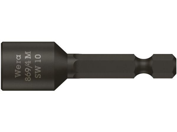Wera 05060255001, 1 stykker, Sekskantet, 25,4 / 4 mm (1 / 4"), 1/4", Svart, 65 mm