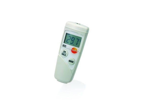 Testo 805, 80 mm, 31 mm, 19 mm, 28 g, Grå, °C