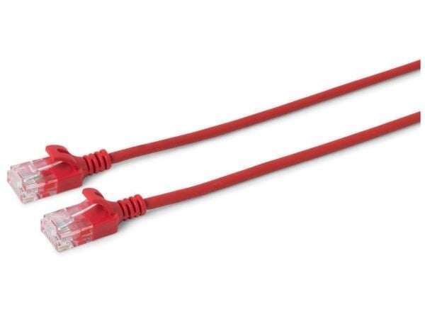 MicroConnect - Nettverkskabel - RJ-45 (hann) til RJ-45 (hann) - 2 m - 3.6 mm - UTP - CAT 6 - uten hindringer, flertrådet - rød