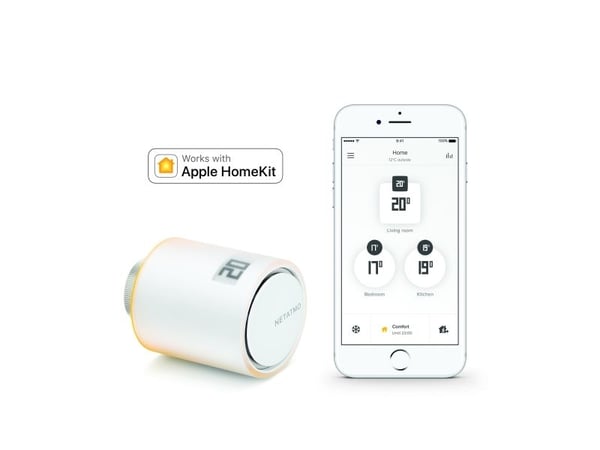 Netatmo Smart Radiator Valves - Radiatortermostat - trådløs - 868 MHz (en pakke 3)