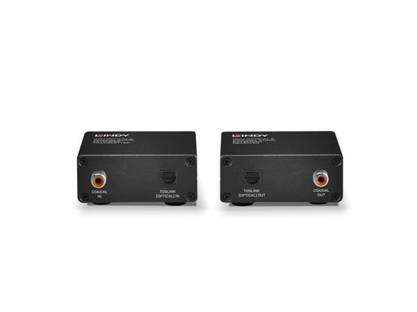Lindy 70456, AV-sender og -mottaker, 150 m, Koblet med ledninger (ikke trådløs), Svart