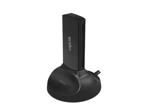 LogiLink WL0247, Trådløs, USB, WLAN, Wi-Fi 5 (802.11ac), 1300 Mbit/s, Sort