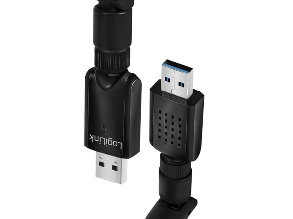 LogiLink WL0246, Trådløs, USB, WLAN, 876 Mbit/s, Sort