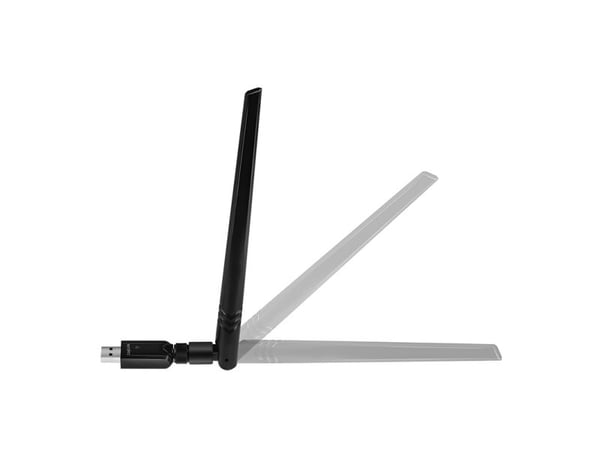 LogiLink WL0246, Trådløs, USB, WLAN, 876 Mbit/s, Sort