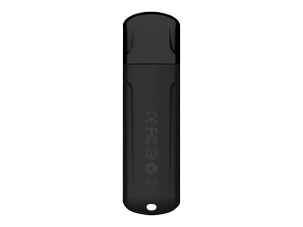 Transcend JetFlash Endurance Series 750 - USB-flashstasjon - 16 GB - USB 3.0 - pianosvart