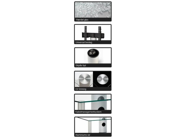 NEO 270 B-BLK TV-bänk – SVART