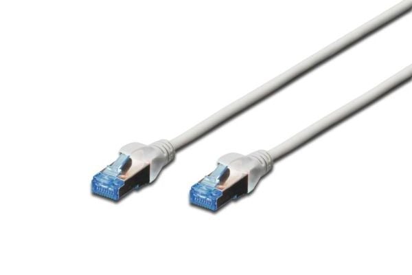 DIGITUS Ecoline - Liitäntäkaapeli - RJ-45 (han) til RJ-45 (han) - 3 m - FTP - CAT 5e - grå - vihreä