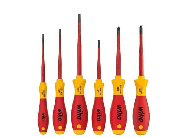 Wiha SoftFinish electric slimFix 3201 - Skrutrekkersett - 6 deler