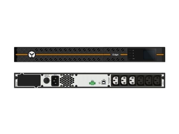Vertiv EDGE - UPS (kan monteres i rack) - AC 230 V - 1350 watt - 1500 VA - 9 Ah - USB - utgangskontakter: 6 - 1U
