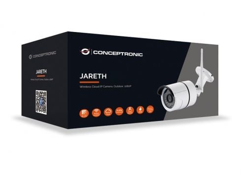 Conceptronic Jareth, IP-sikkerhetskamera, Innendørs, Ledning & Trådløs, Utvendig, CE, Tak/Vegg