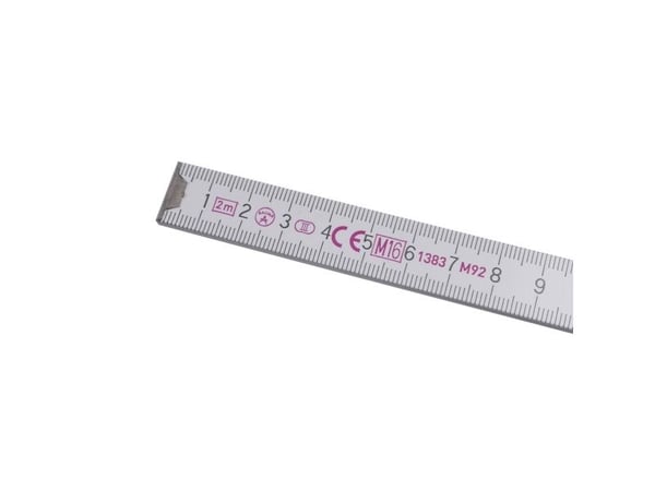 Bernstein 7-502, Tre, Grå, Metrisk, cm, MM Fiber, cm/mm, 2 m
