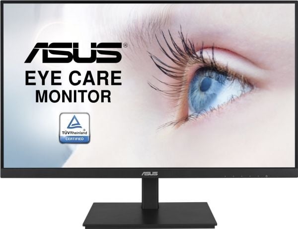 ASUS VA27DQSB - LED-skjerm - 27" - 1920 x 1080 Full HD (1080p) @ 75 Hz - IPS - 250 cd/m² - 1000:1 - 5 ms - HDMI, VGA, DisplayPort - høyttalere - svart