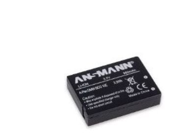 Ansmann A-Pan BCG 10E, 900 mAh, 3,7 V, Litiumioni (Li-Ion)