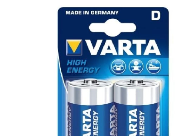 Varta High Energy - Batteri 2 x D - Alkalisk