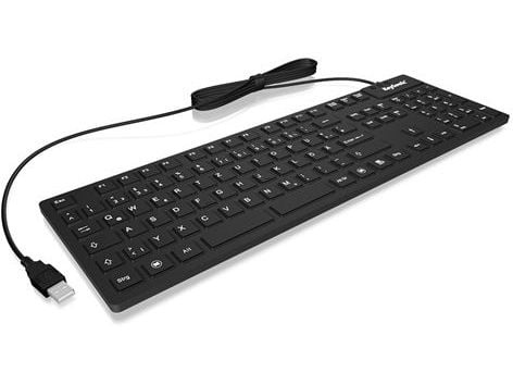 KeySonic KSK-8030 IN - Tastatur - USB - USA - svart