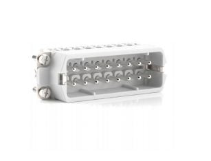 Lapp EPIC H-A 16 BS, Skrue, Skyl, Sølv, 0,5 - 2,5 mm², 4 mO, 4 kV