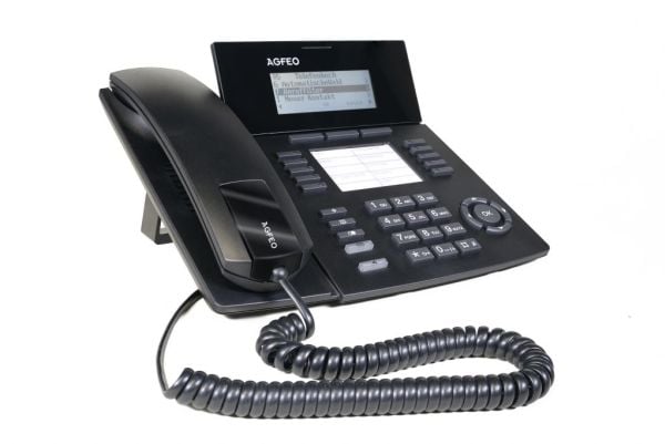 AGFEO ST 53, Smarttelefon, Kablet håndsett, 5000 oppføringer, Svart