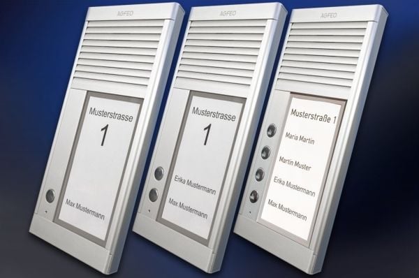 AGFEO DoorSpeak 4, Koblet med ledninger (ikke trådløs), IP33, Sølv, Vegg, 115 mm, 235 mm