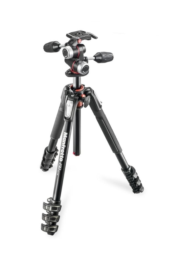 Manfrotto 190XPRO4 - Tripod - med Manfrotto X PRO 3-way Head