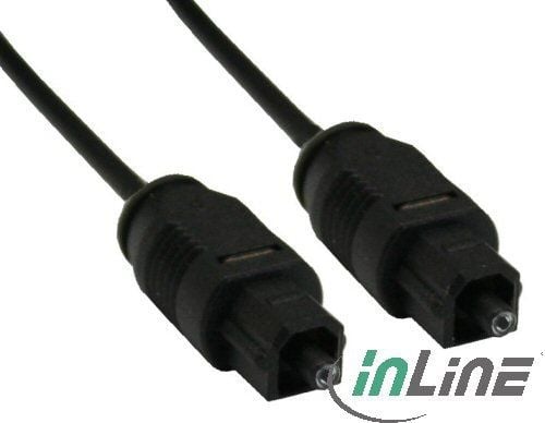 InLine 89921, Toslink, Hanstik, Toslink, Hanstik, 1 m, Sort