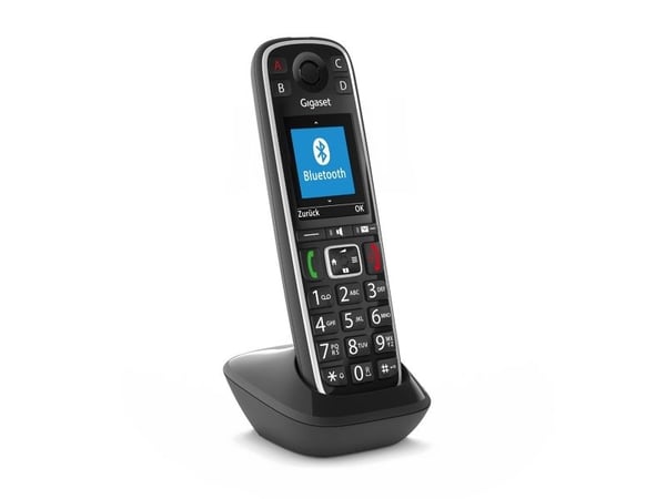 Gigaset E720HX - Trådløst ekstra håndsett med anrops-ID - ECO DECT\GAP\CAT-iq - SIP, RTP - svart
