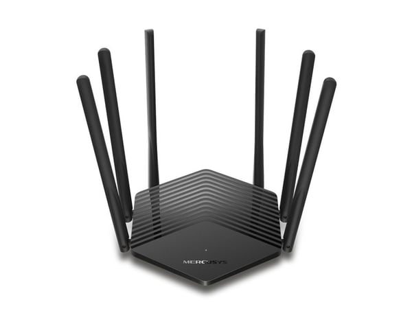 Mercusys MR50G, Wi-Fi 5 (802.11ac), Dobbelbånd (2.4 GHz / 5 GHz), Ethernet/bredbåndsforbindelse, Svart, Bærbar Router