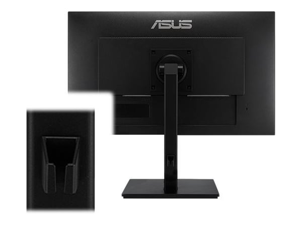 ASUS VA27DQSB - LED-skjerm - 27" - 1920 x 1080 Full HD (1080p) @ 75 Hz - IPS - 250 cd/m² - 1000:1 - 5 ms - HDMI, VGA, DisplayPort - høyttalere - svart