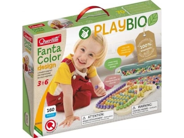 Quercetti kreativt set Playbio Fantacolor design