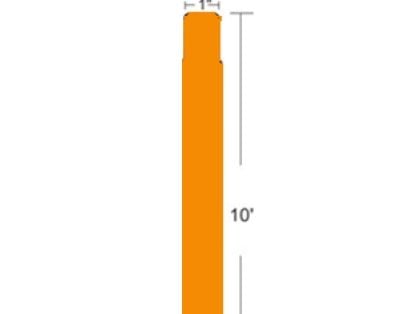 Zebra Z-Band Fun - Oransje - 25.4 x 254 mm 1400 etikett(er) (4 rull(er) x 350 armbåndsetiketter - for LP 2824 Plus